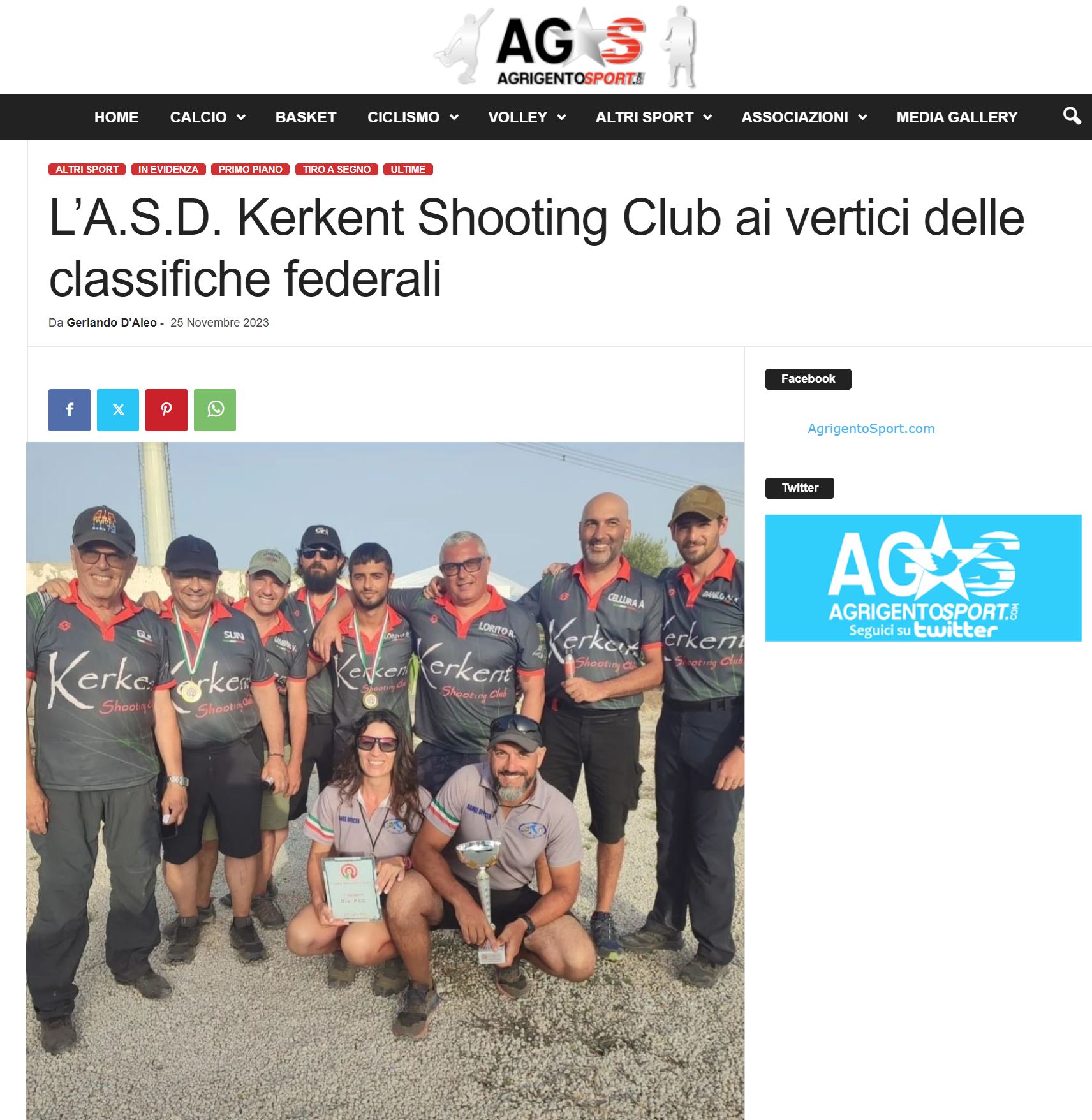 Articolo ags del 25/11/2023